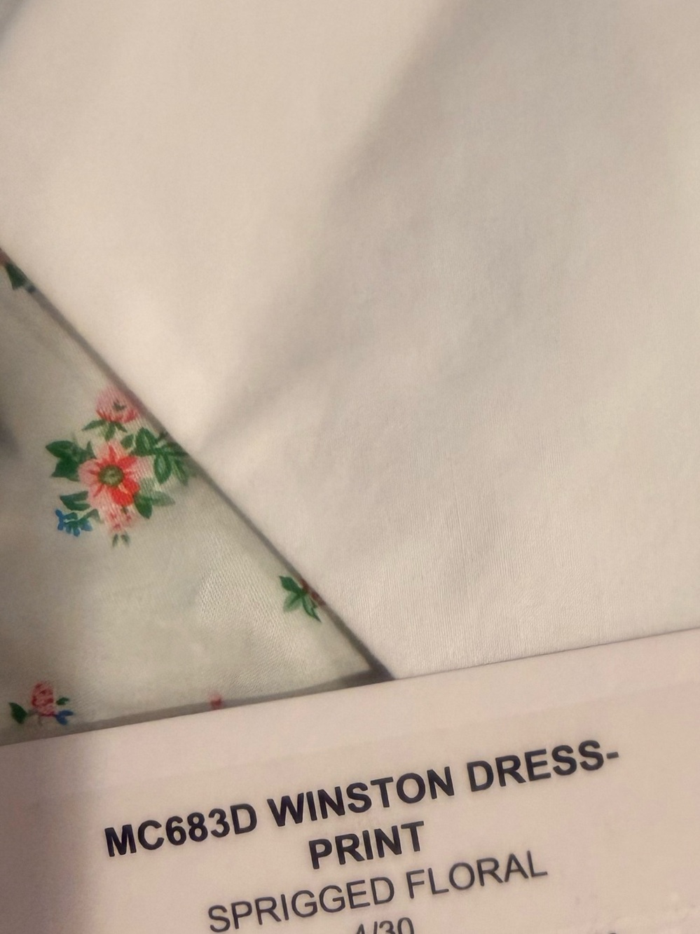 Sleeveless Cream Floral Button-Front Mini Dress - Picture 7 of 7